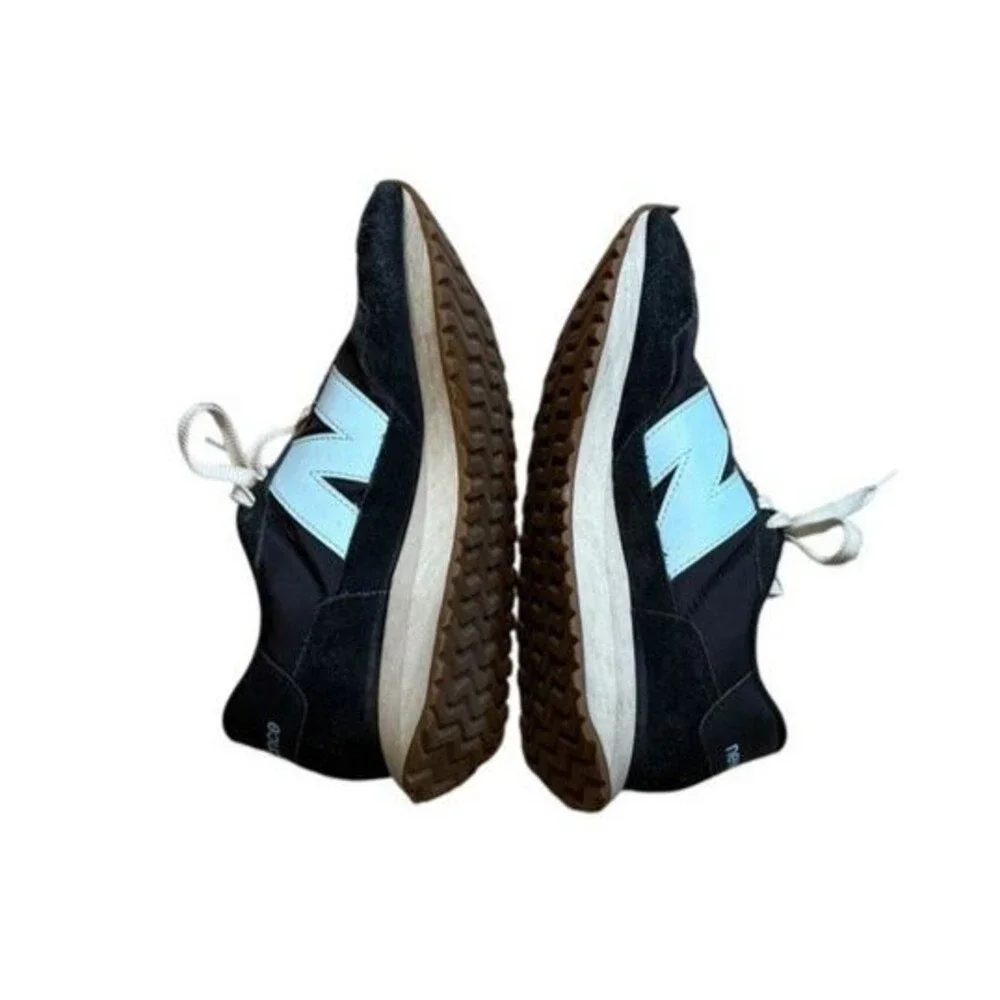 New Balance 237 Womens Size 6.5  Shoes Black Beach Blue Suede Sneakers *Read*